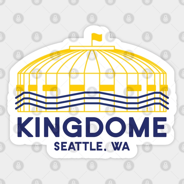 The Kingdome Sticker by tailgatemercantile